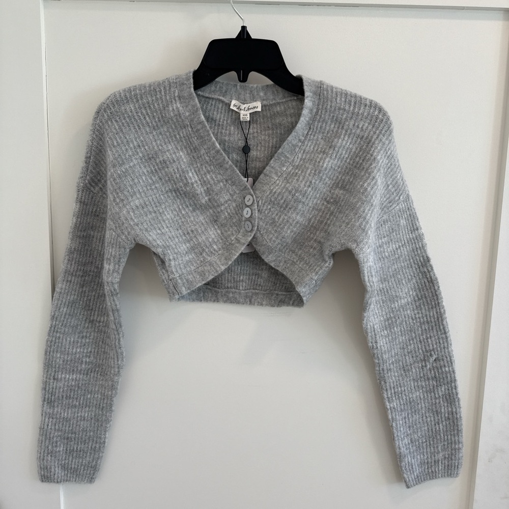For Love & Lemons Cropped Knit Sweater - NWT MSRP $198